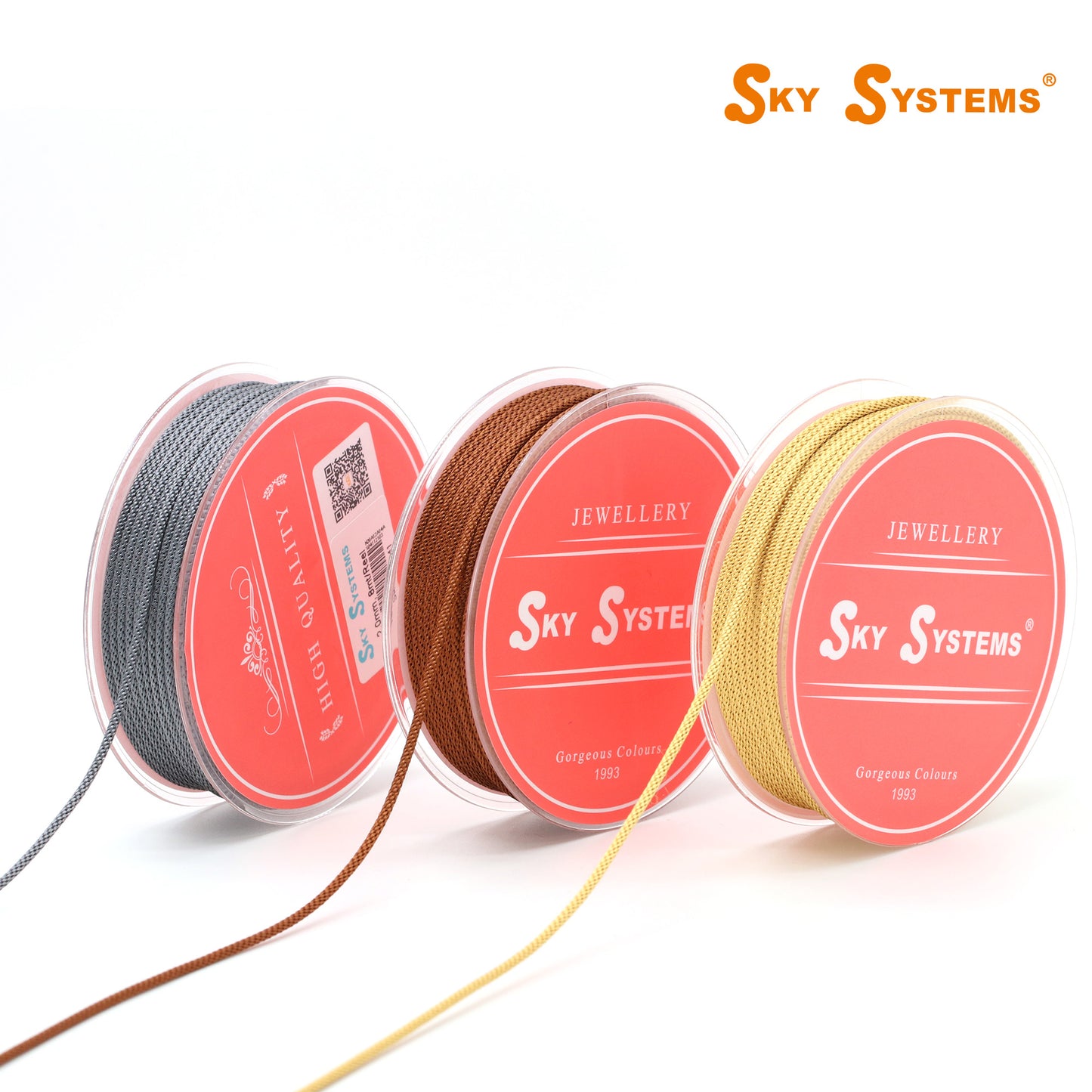 Milan 306 - Premium braided rope - 3.0 MM - 4 Mt/ Roll