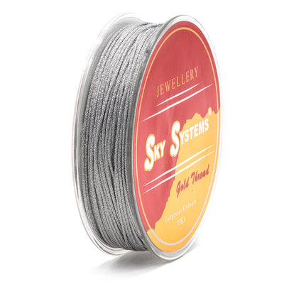 AEQB Gold and Silver Cord 0.85MM - 20 Mt/ Roll