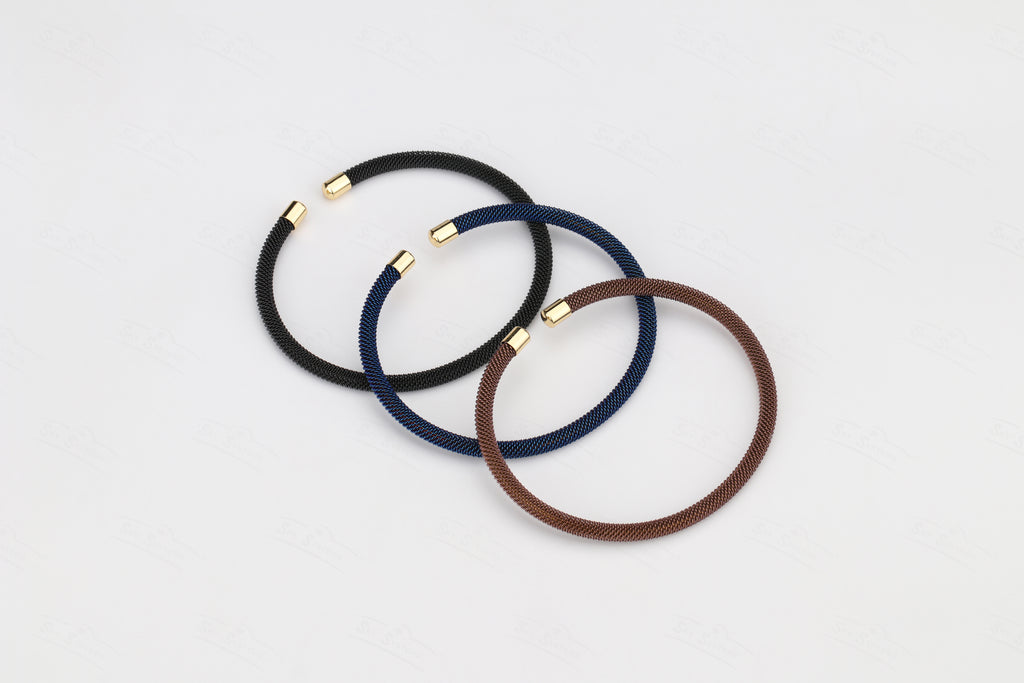 Bracelet maille acier inoxydable