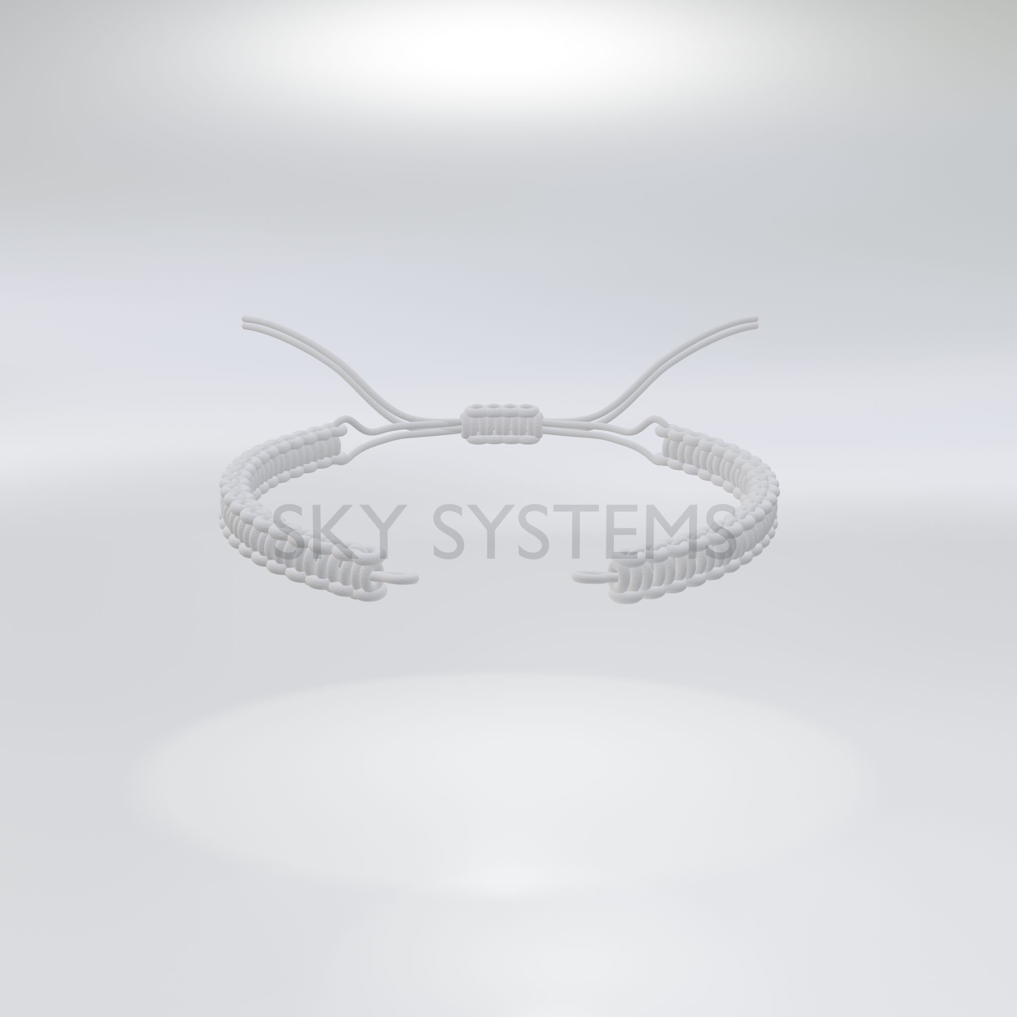 SKY Systems Ready-Made Macrame Cord - 100 pcs Pack | Red | 1.5MM