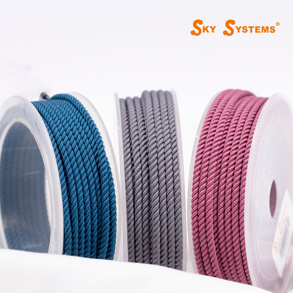 SKY Systems Milan ML226 | Braided Cord | 3.0mm | 38 Colors | 5mt Roll