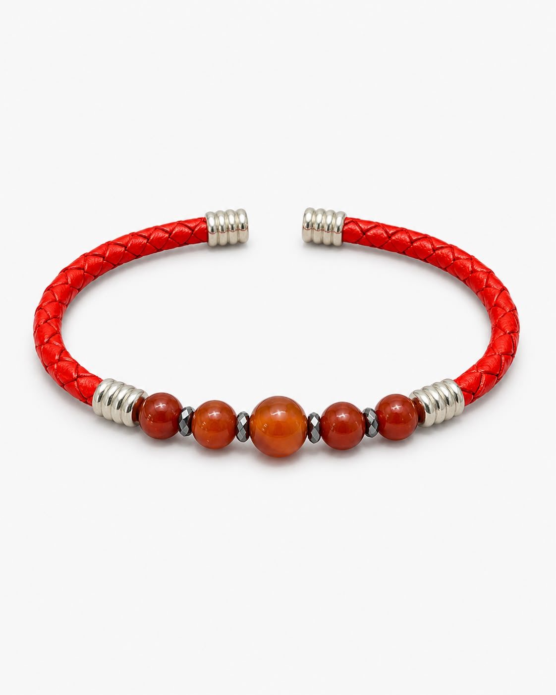 Natural Stone Leather Bracelet — design NT919 | Sky Systems Vienna