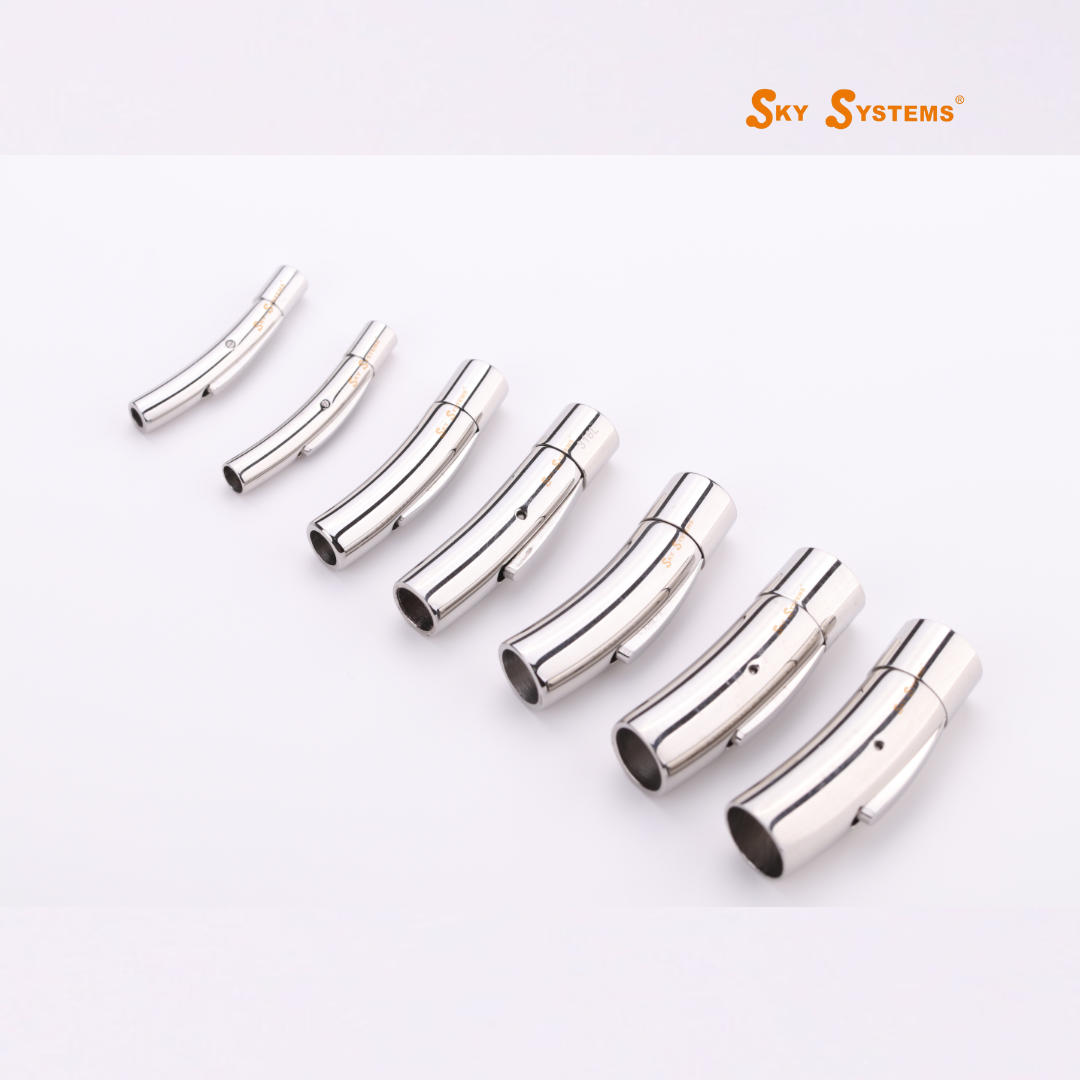 SKY Systems CNCC | Push Clasp | Stainless Steel | Rose Colour | 3MM