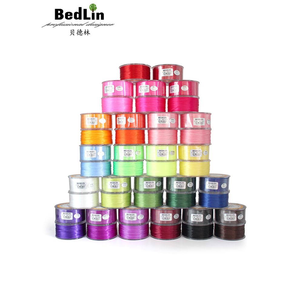 Bedlin Flat Elastic Thread Hand string Rope Pearl Agate Bead Rope Elastic Thread Thread Small Bead Thread image 1