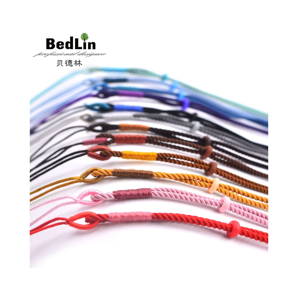 Bedlin pendant rope necklace rope 2mm DIY handmade original jade pendant gold jade crystal hanging rope image 0