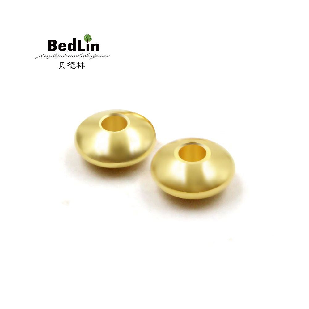 Bedlin DIY Accessories Bracelet Necklace Buddha Bead Bead Bead Spacer Bead Spacer Accessories Non Embroidered Steel Material image 2