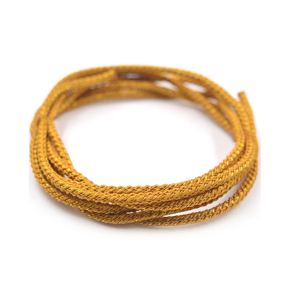 Bedlin handmade DIY red rope 2mm braided rope gold wire bracelet rope pendant necklace rope pendant safety buckle pendant image 4