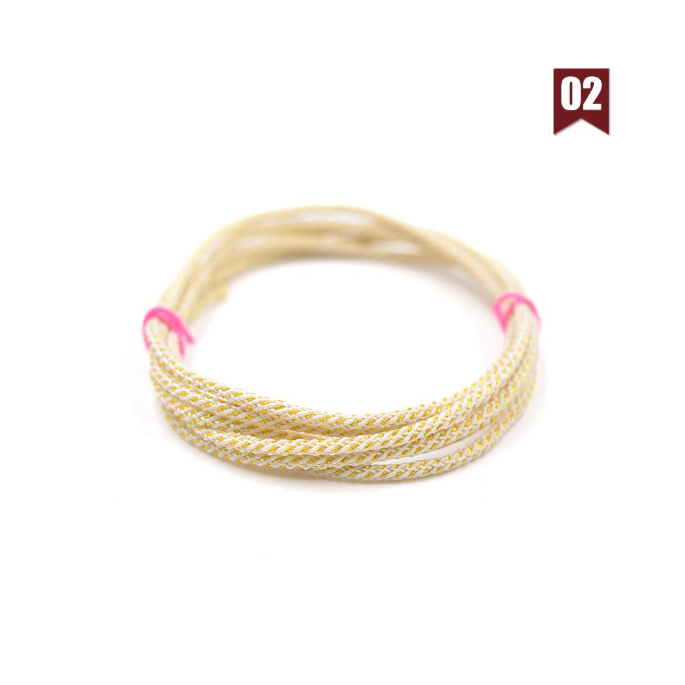 BedLin | Braide Gold Wire Cord 2.0mm - 1mt Pack