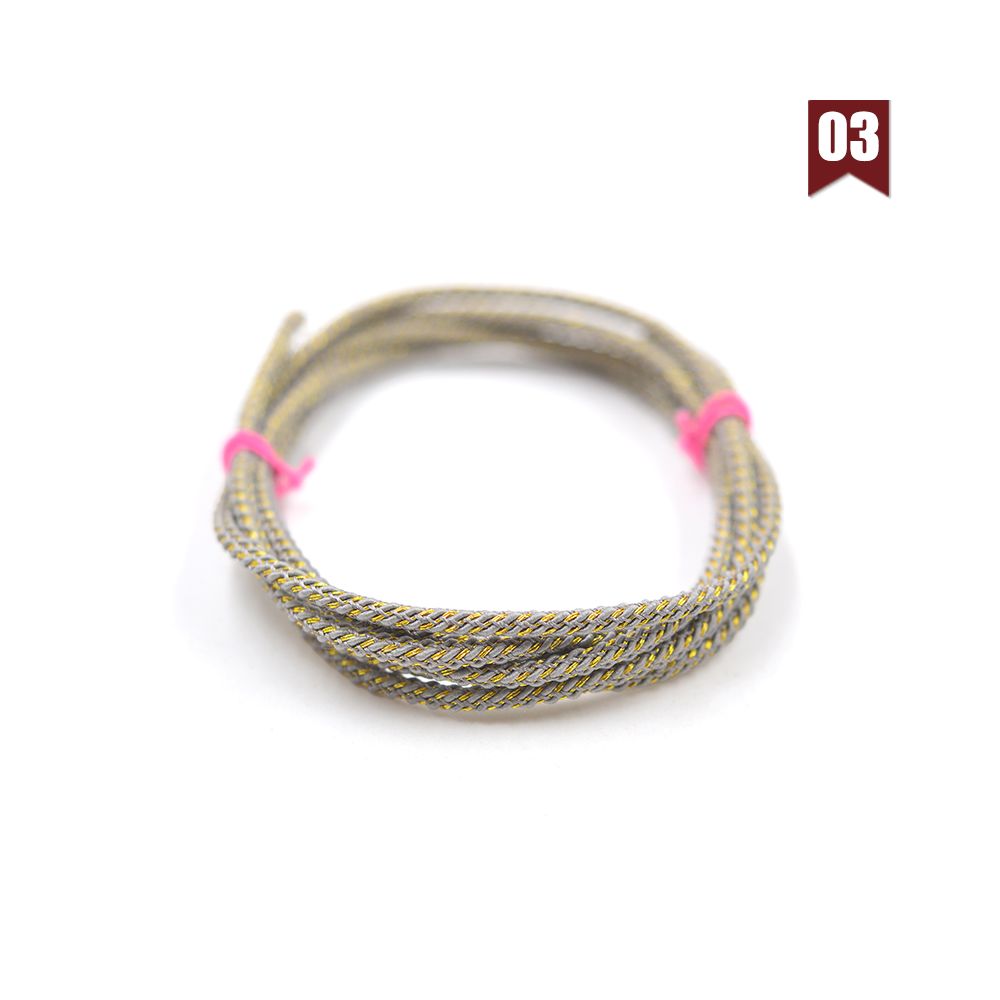 BedLin | Braide Gold Wire Cord 2.0mm - 1mt Pack