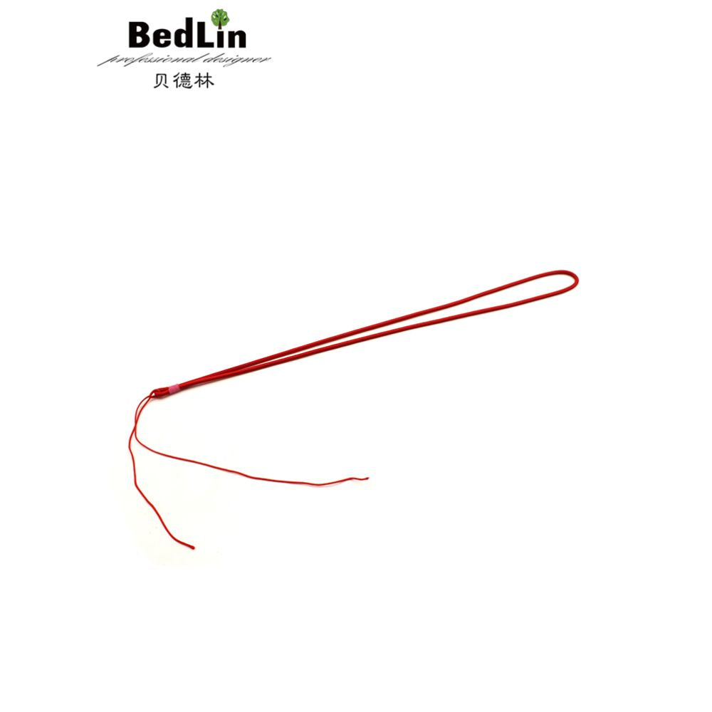Bedlin pendant rope hand woven necklace rope jade amber beeswax simple black and red pendant rope image 4