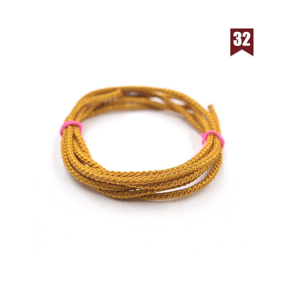 BedLin | Braide Gold Wire Cord 2.0mm - 1mt Pack