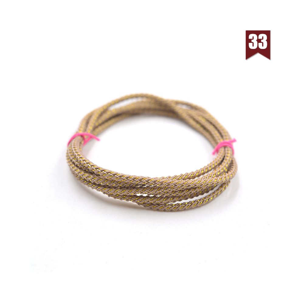 BedLin | Braide Gold Wire Cord 2.0mm - 1mt Pack