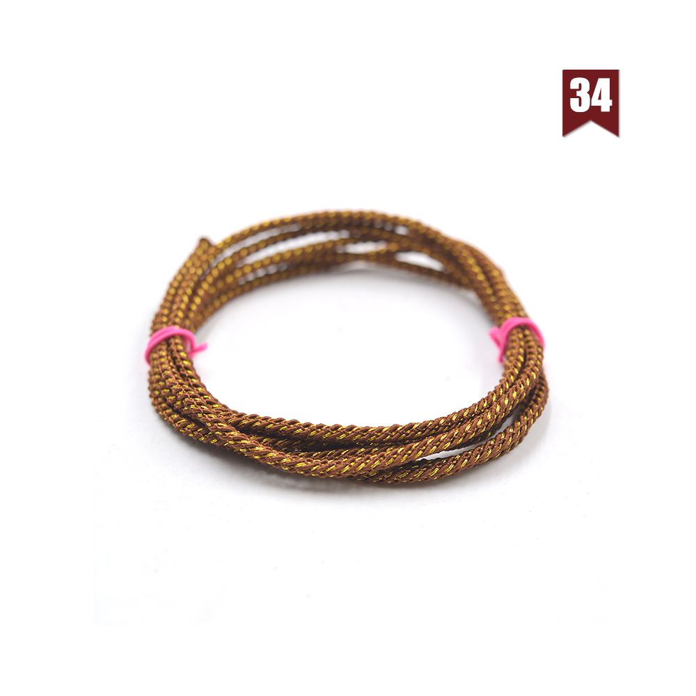 BedLin | Braide Gold Wire Cord 2.0mm - 1mt Pack