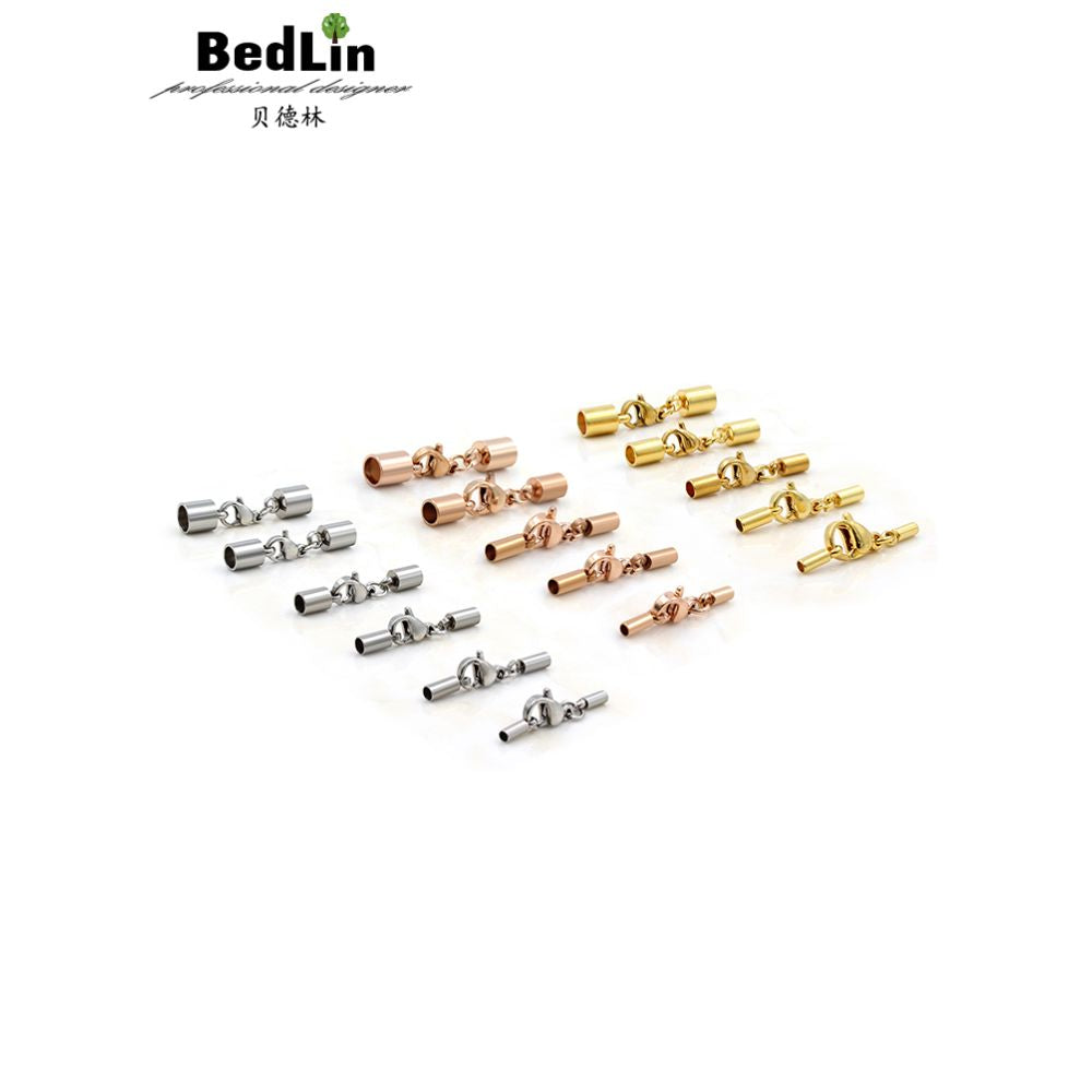 Beidelin DIY Accessories Stainless Steel Leather Rope Buckle Lobster Buckle Bracelet Necklace Closing Link Buckle Accessories Buckle image 0