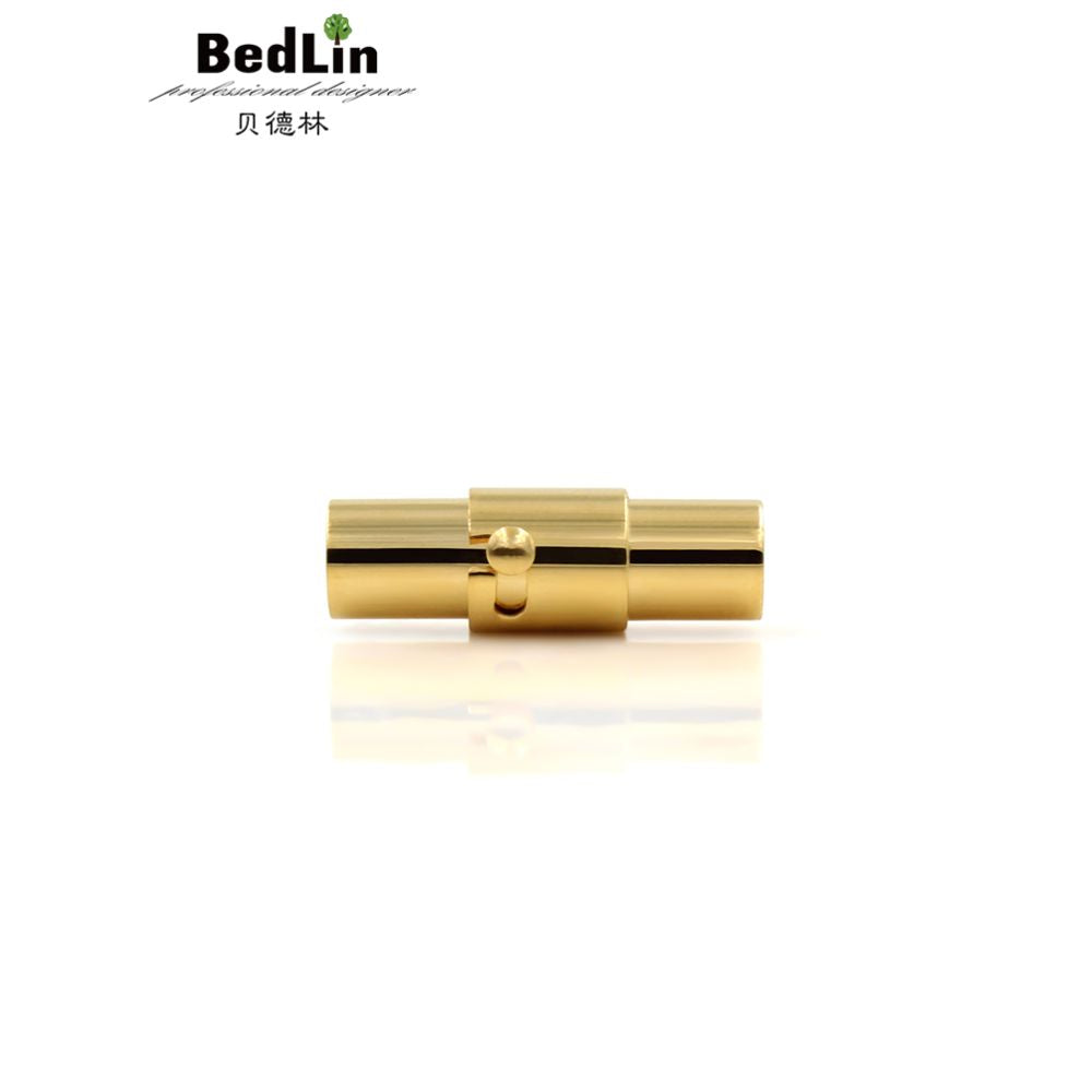 Beidelin 316 titanium steel non embroidered steel magnet nail buckle leather rope bracelet necklace chain buckle lobster buckle accessory buckle image 1