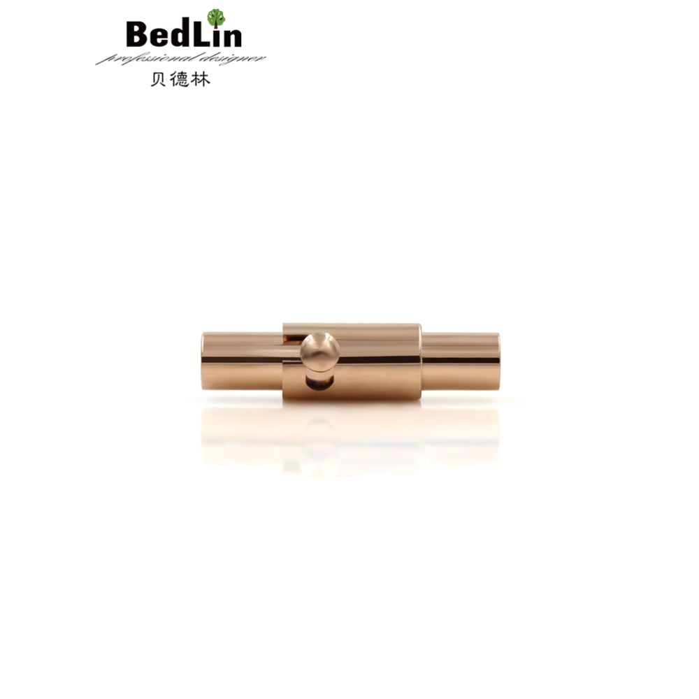 Beidelin 316 titanium steel non embroidered steel magnet nail buckle leather rope bracelet necklace chain buckle lobster buckle accessory buckle image 4