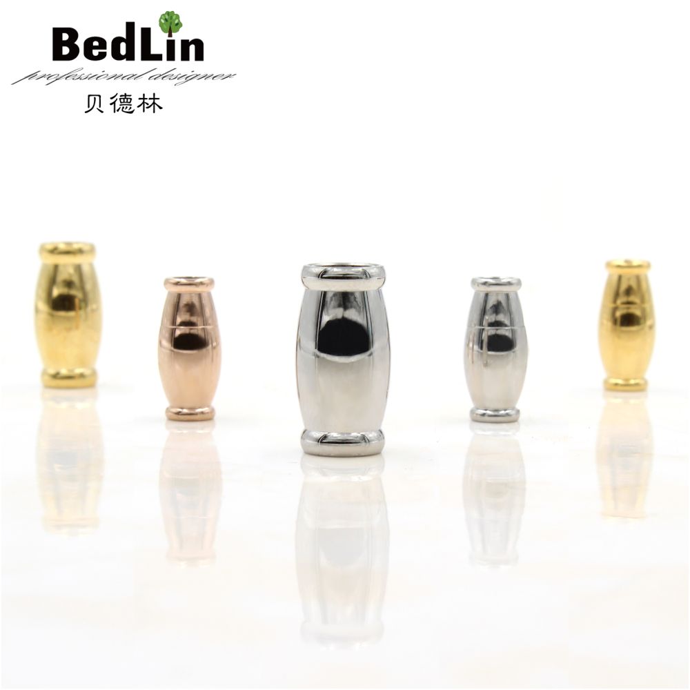 Beidelin 316 titanium steel non embroidered steel magnet buckle leather rope bracelet necklace chain buckle lobster buckle accessory buckle image 1