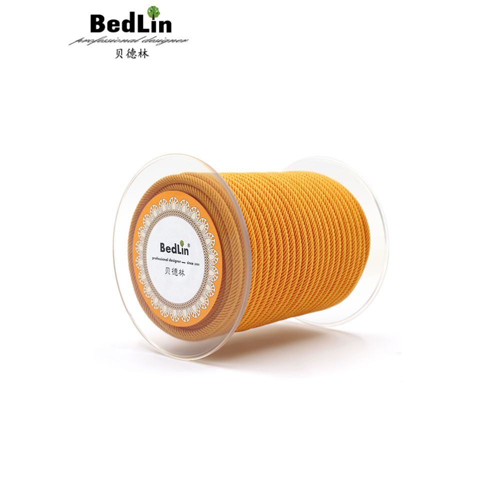 Bedlin high end Milan thread 4mm pendant pendant pendant handle rope red rope sweater chain necklace rope braided bracelet rope image 1