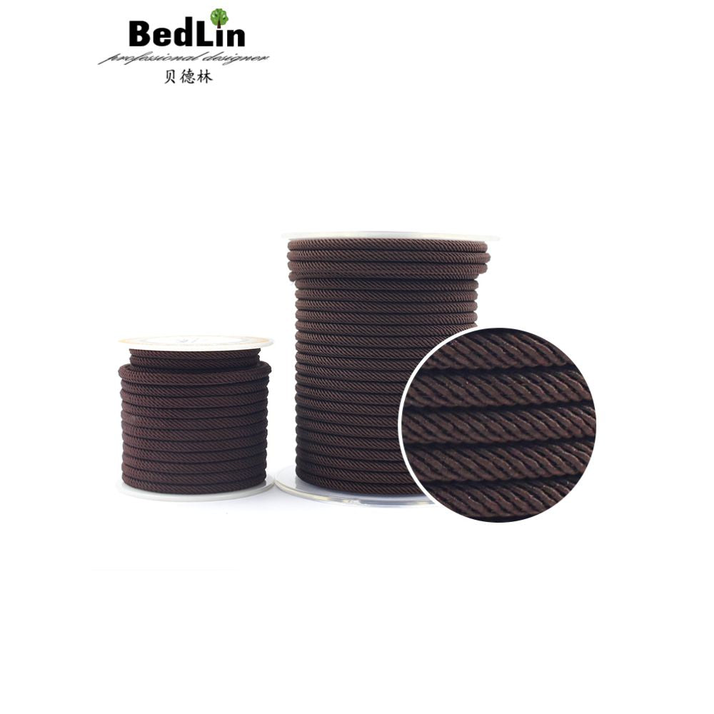 Bedlin high end Milan thread 4mm pendant pendant pendant handle rope red rope sweater chain necklace rope braided bracelet rope image 2