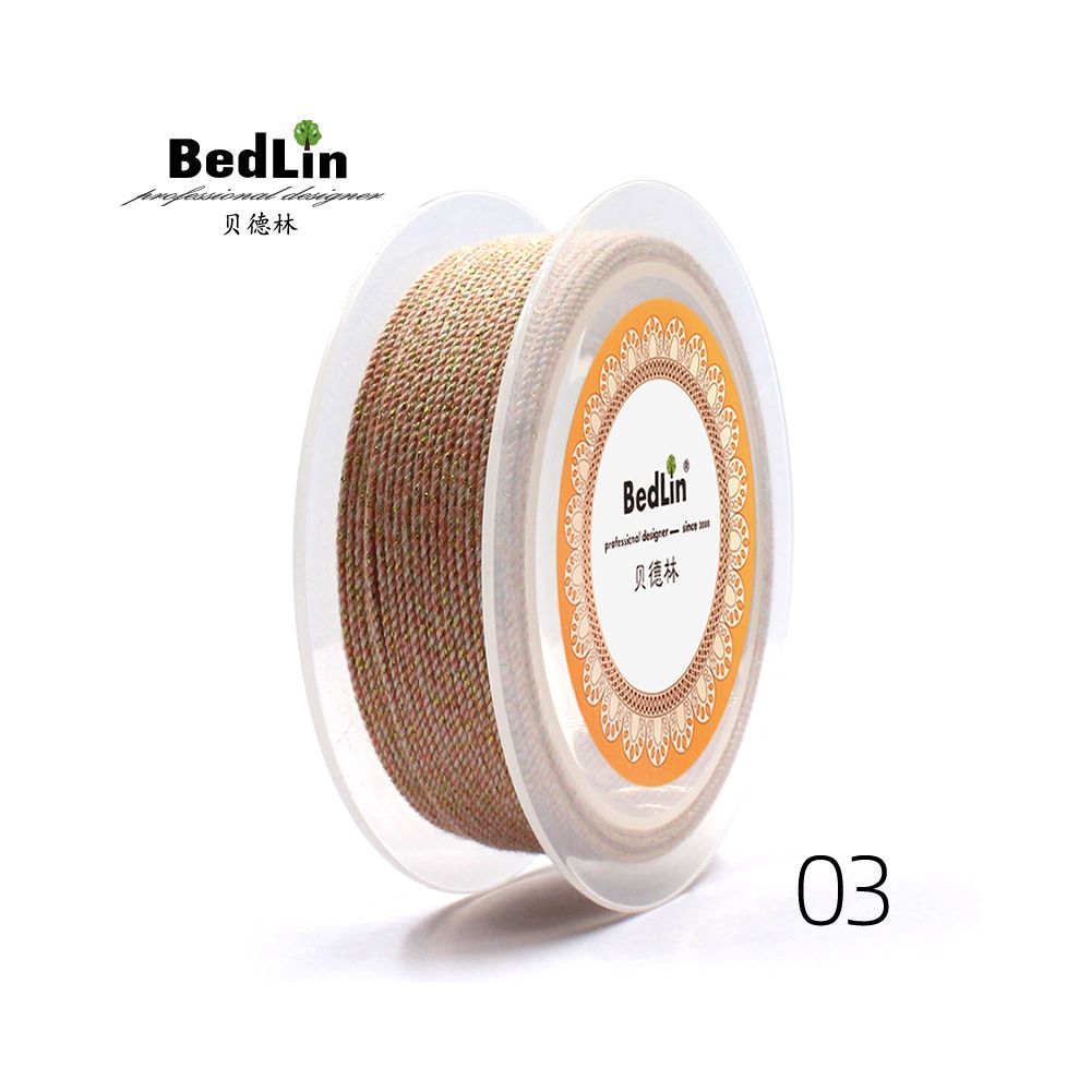 BedLin | Rubbed Cotton Art Rope – Gold Series 1.0mm