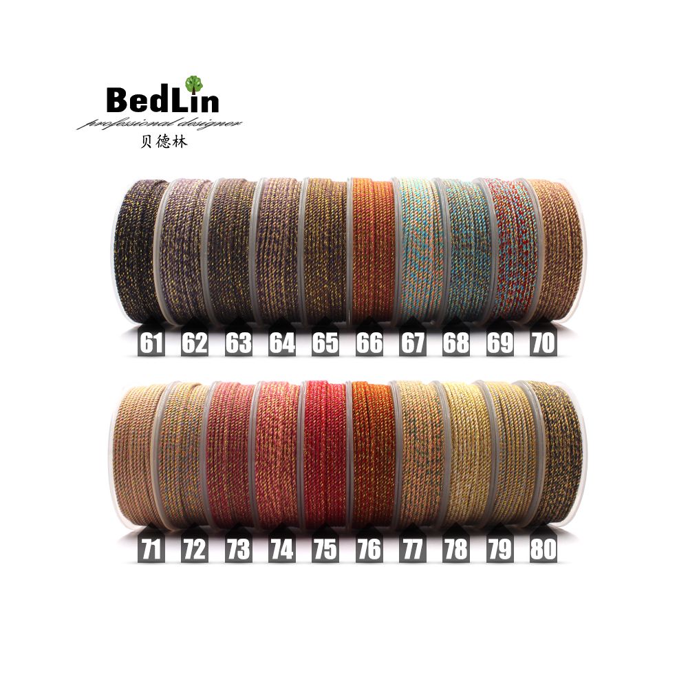 BedLin | Rubbed Cotton Art Rope – Gold Series 1.0mm