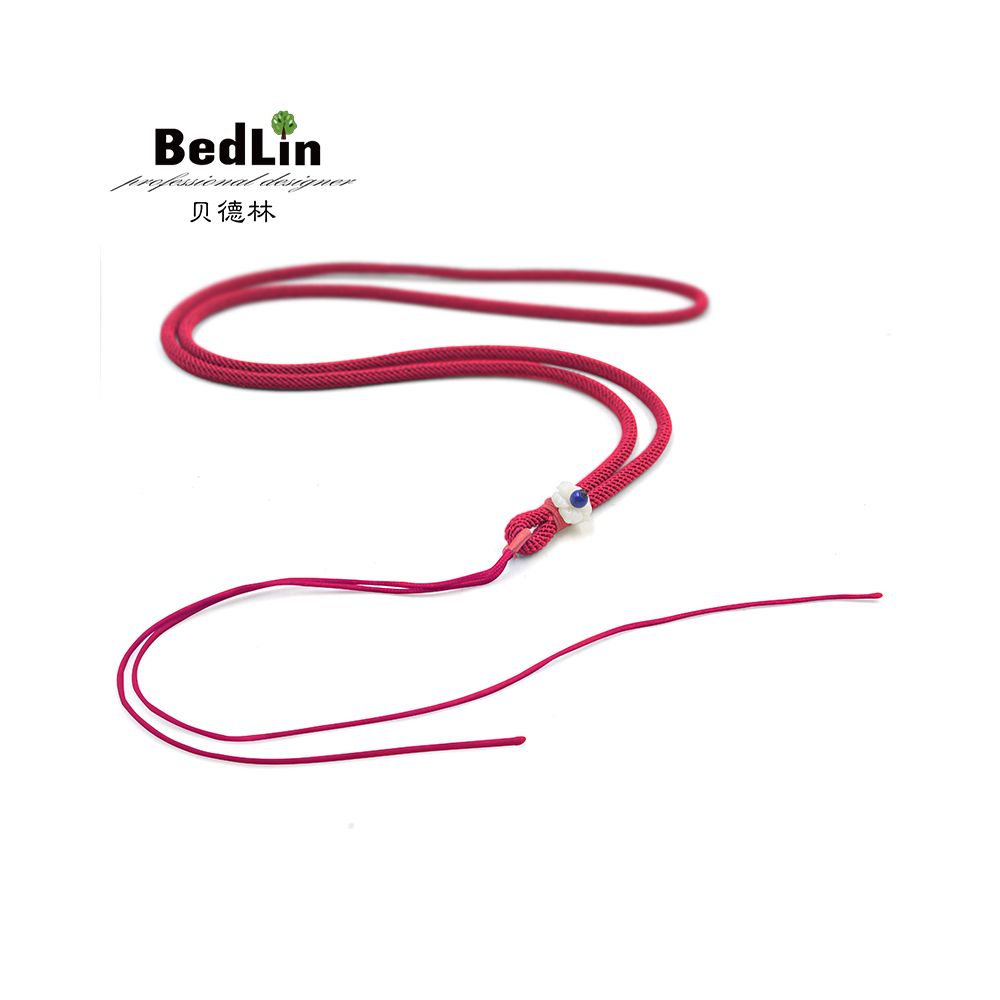 Bedlin pendant rope hand woven necklace rope jade pendant jade pendant gold and silver simple pendant rope image 0