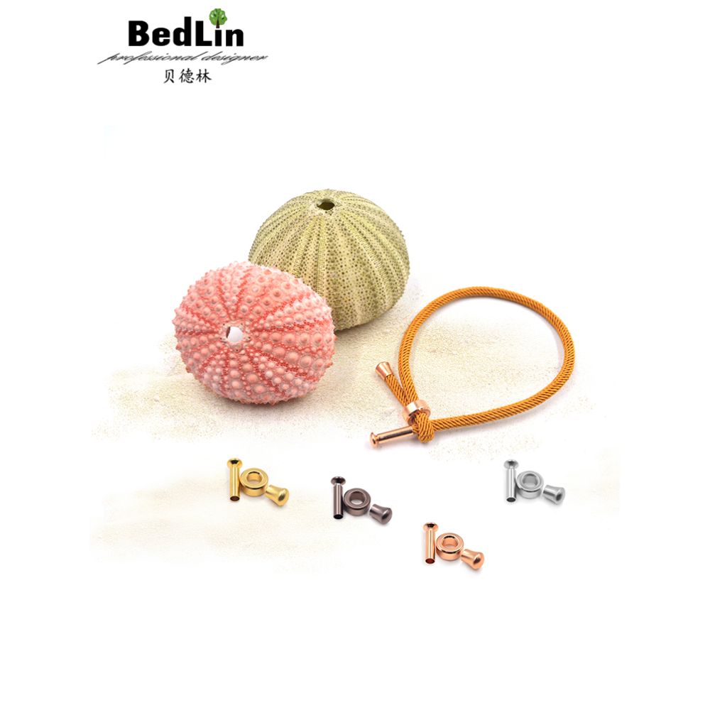Bedlin DlY Wearable Jewelry Rope Milan Rope Hard Gold Beads Roadway Red Rope Adjustable Elastic Accessory Buckle image 0