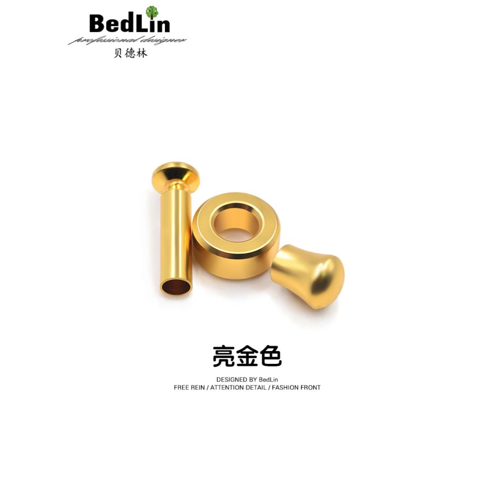 Bedlin DlY Wearable Jewelry Rope Milan Rope Hard Gold Beads Roadway Red Rope Adjustable Elastic Accessory Buckle image 1