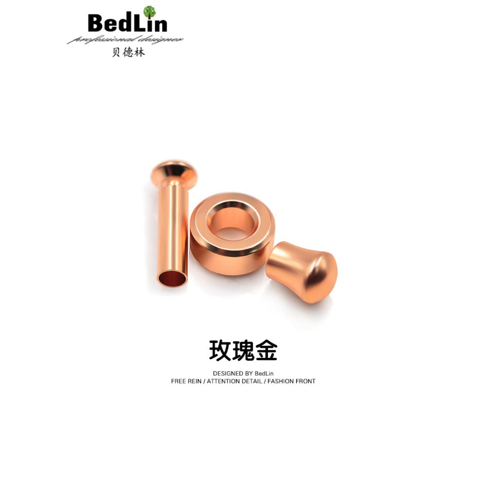 Bedlin DlY Wearable Jewelry Rope Milan Rope Hard Gold Beads Roadway Red Rope Adjustable Elastic Accessory Buckle image 2