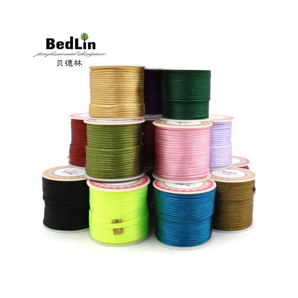 Beidelin red rope woven rope pendant rope hanging rope bracelet rope necklace rope Chinese knot DIY wire No 5 wire image 1