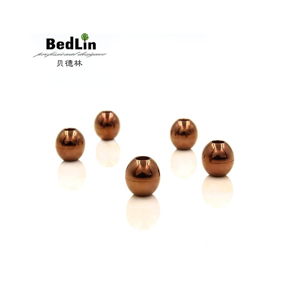 Bedeline 316 titanium steel stainless steel magnetic snap clasp leather cord bracelet necklace clasp lobster clasp jewelry accessory clasp image 1