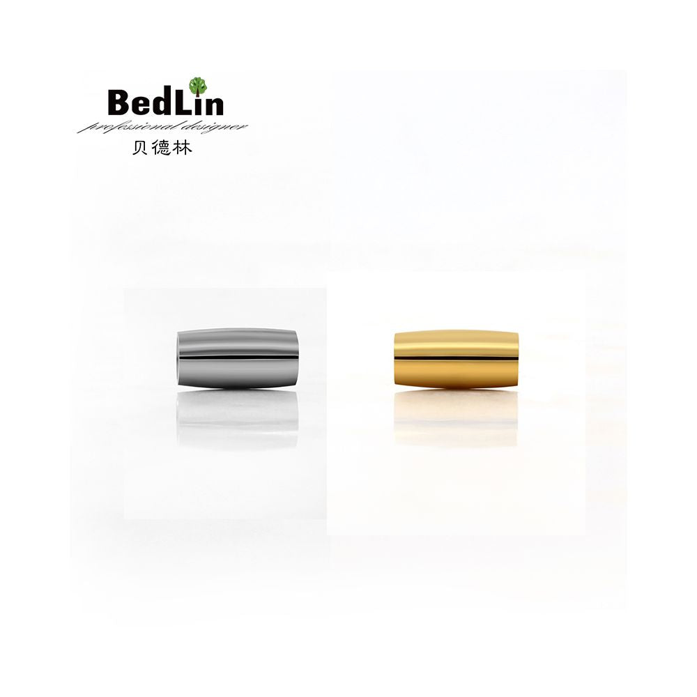 Bedeline 316 titanium steel stainless steel magnetic snap clasp leather cord bracelet necklace clasp lobster clasp jewelry accessory clasp image 2