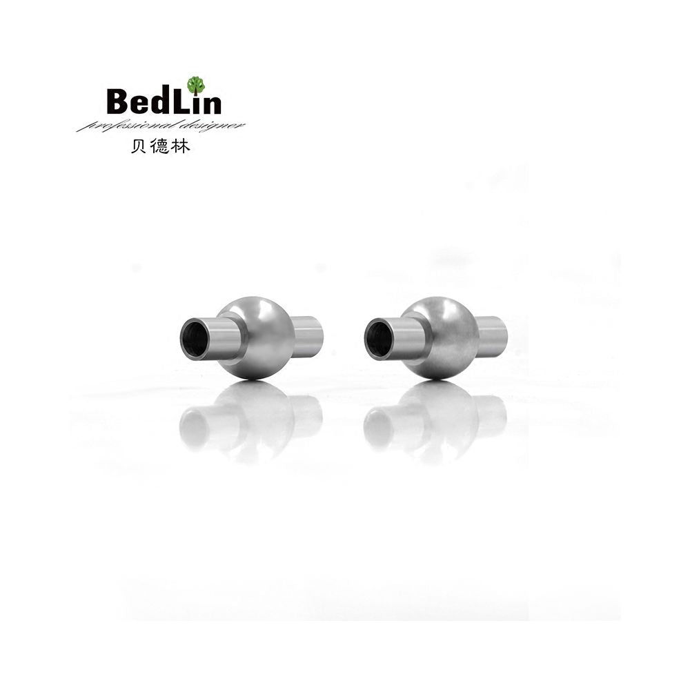 Bedeline 316 titanium steel stainless steel magnetic snap clasp leather cord bracelet necklace clasp lobster clasp jewelry accessory clasp image 3