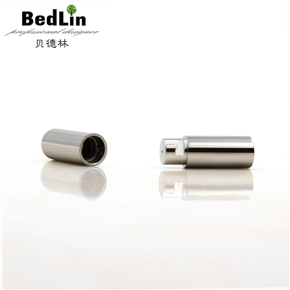 Bedlin DIY Handmade Accessories Non Embroidered Steel Rice Grain Buckle Leather Rope Buckle Head Necklace Bracelet Hand Rope Jewelry Accessories Buckle image 2