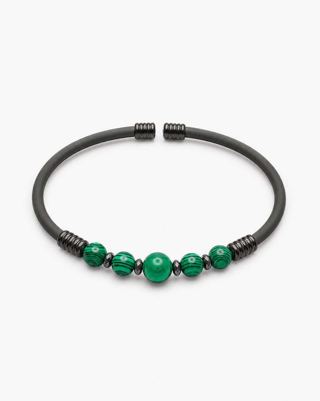 Natural Stone Rubber Cord Bracelet — design NT10 | Sky Systems Vienna