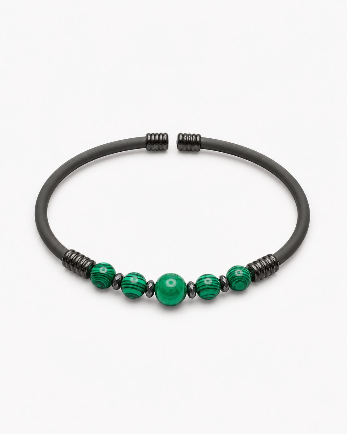 Natural Stone Rubber Cord Bracelet — design NT10 | Sky Systems Vienna