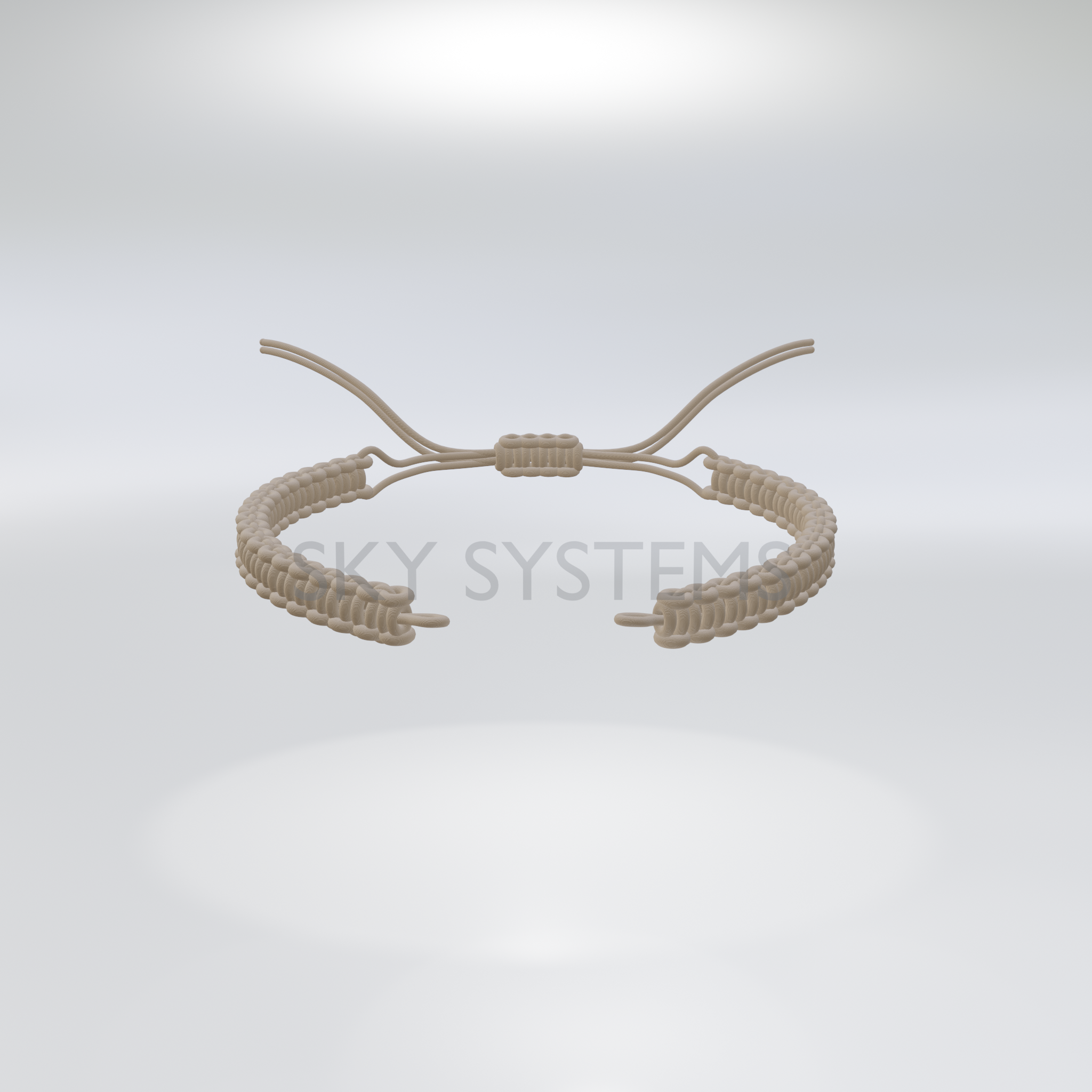 SKY Systems Ready-Made Macrame Cord - 100 pcs Pack | 1.0MM
