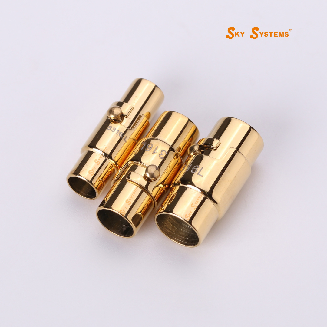 SKY Systems CNYC | Magnet Clasp | Stainless Steel | Rose Colour | 3MM