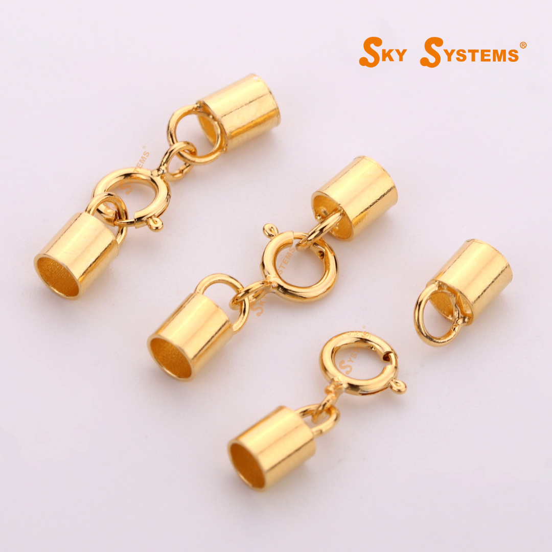 CNSC - ''Spring Lock'' - 925 Siver Clasp / 10pcs Set