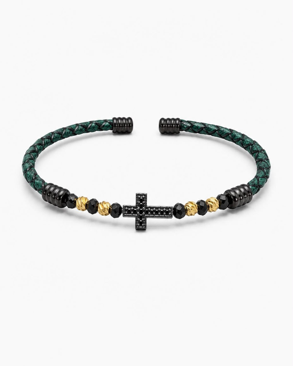 Cross Leather Bracelet — design C13 | Sky Systems Vienna