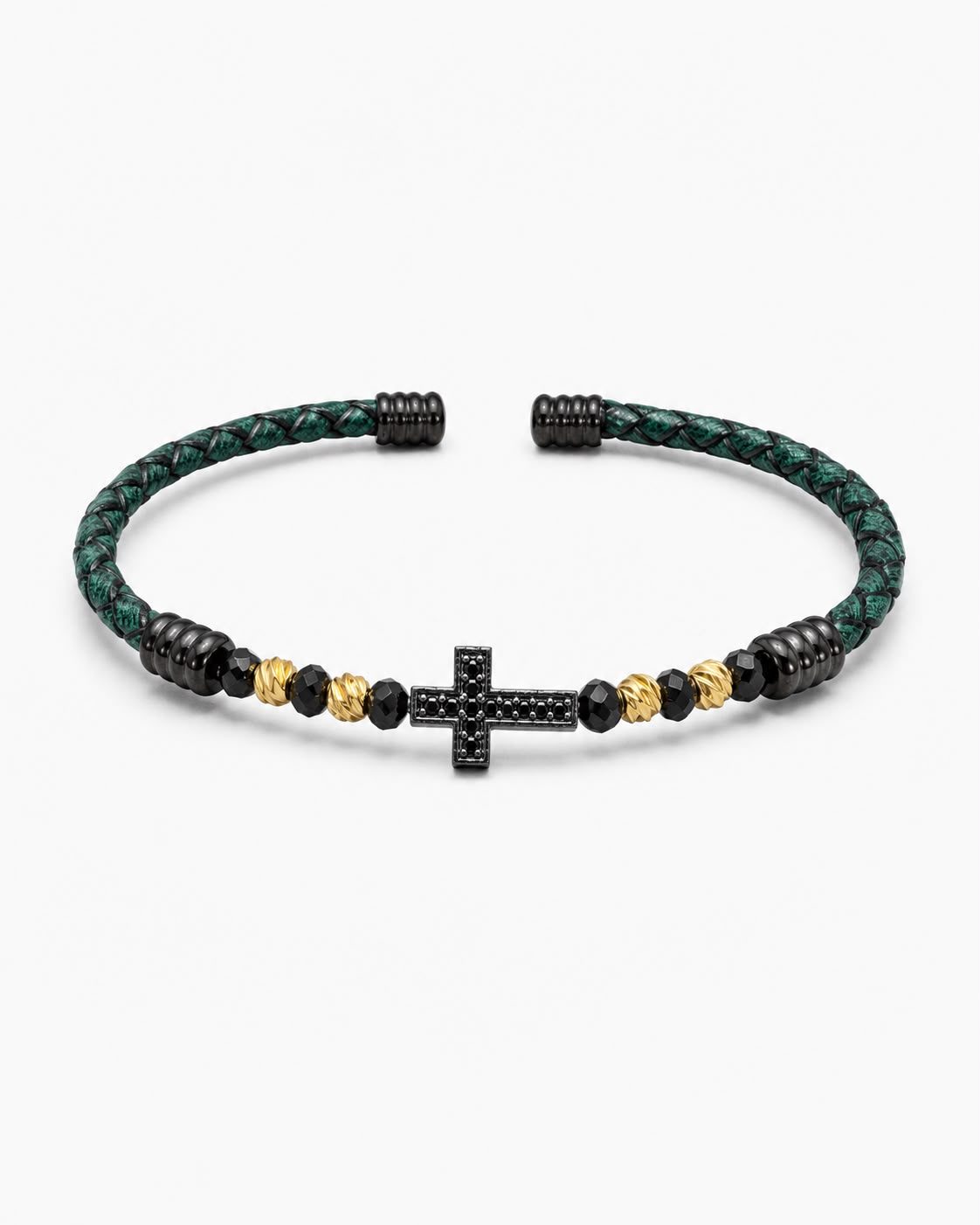Cross Leather Bracelet — design C13 | Sky Systems Vienna