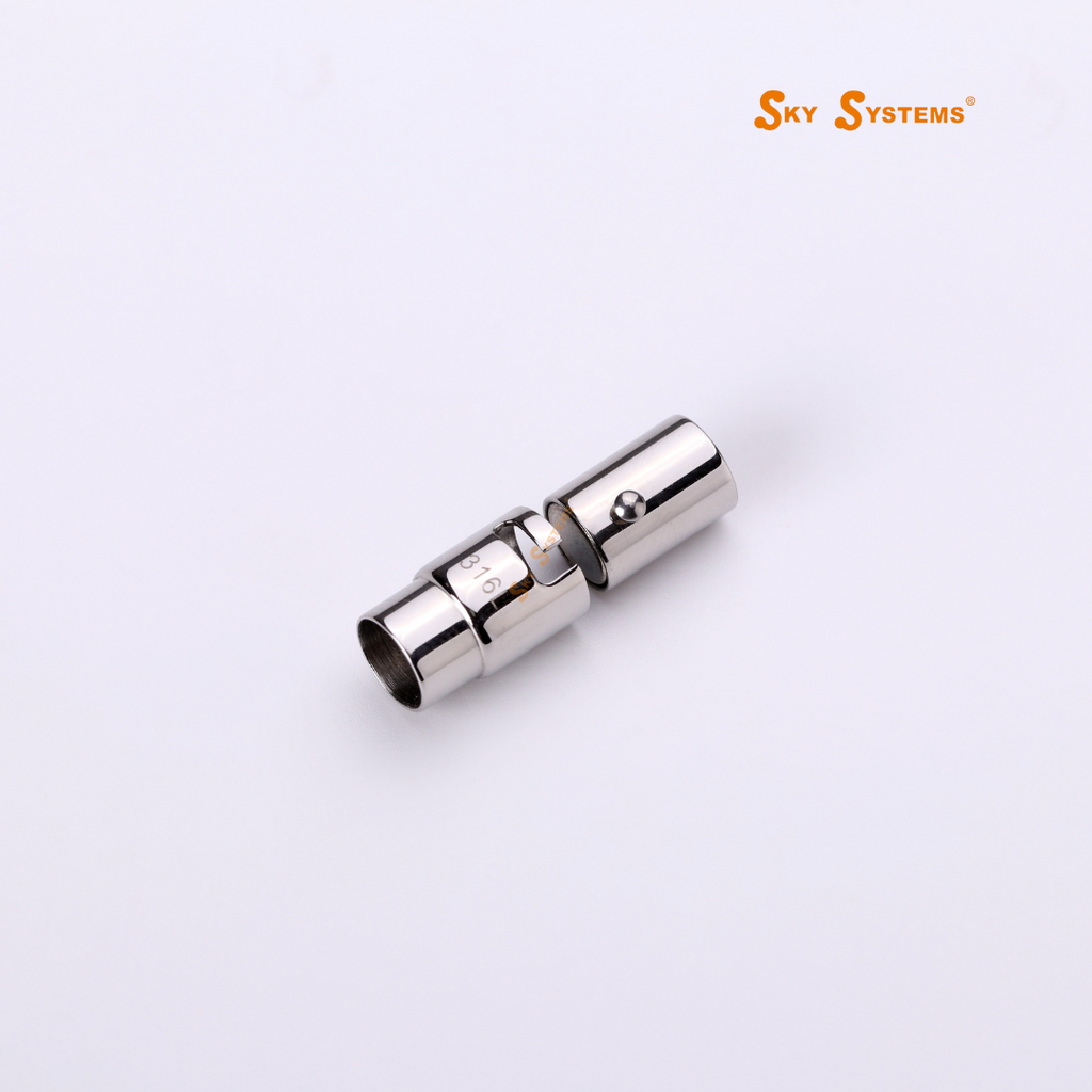 SKY Systems CNYC | Magnet Clasp | Stainless Steel | Gold Colour | 3MM