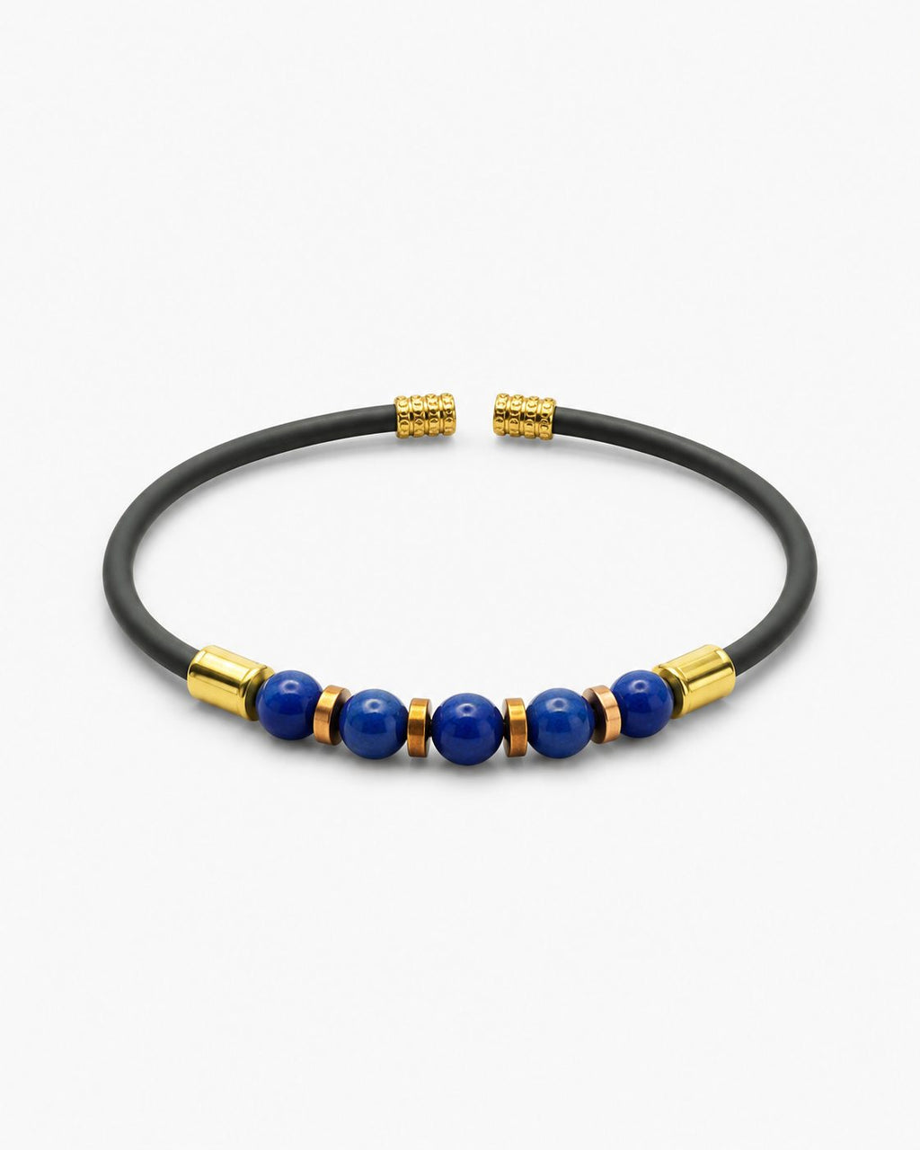 Natural Stone Rubber Cord Bracelet — design NT6 | Sky Systems Vienna