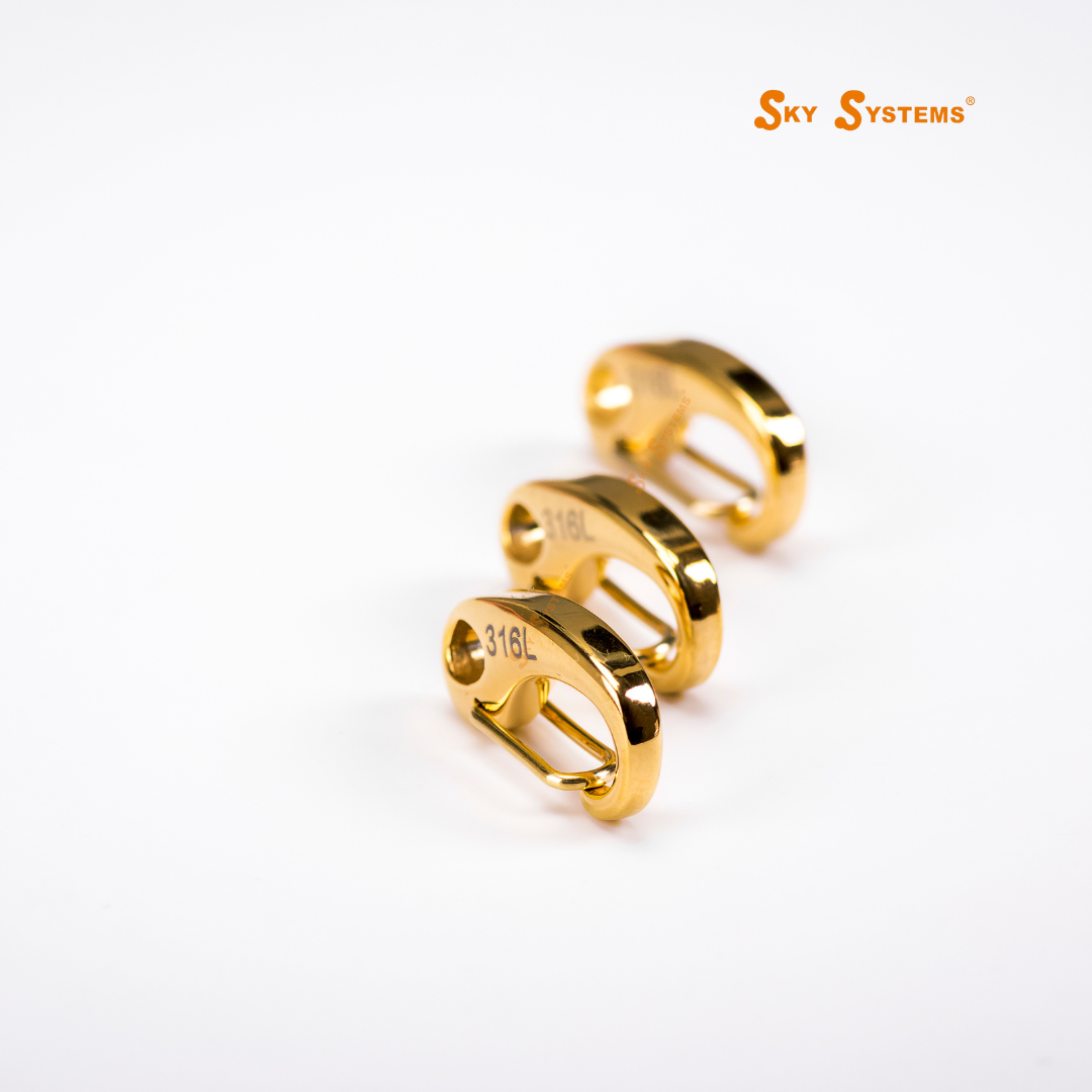 SKY Systems CNPC | Link Buckle Clasp | Stainless Steel | Rose Color | 26MM