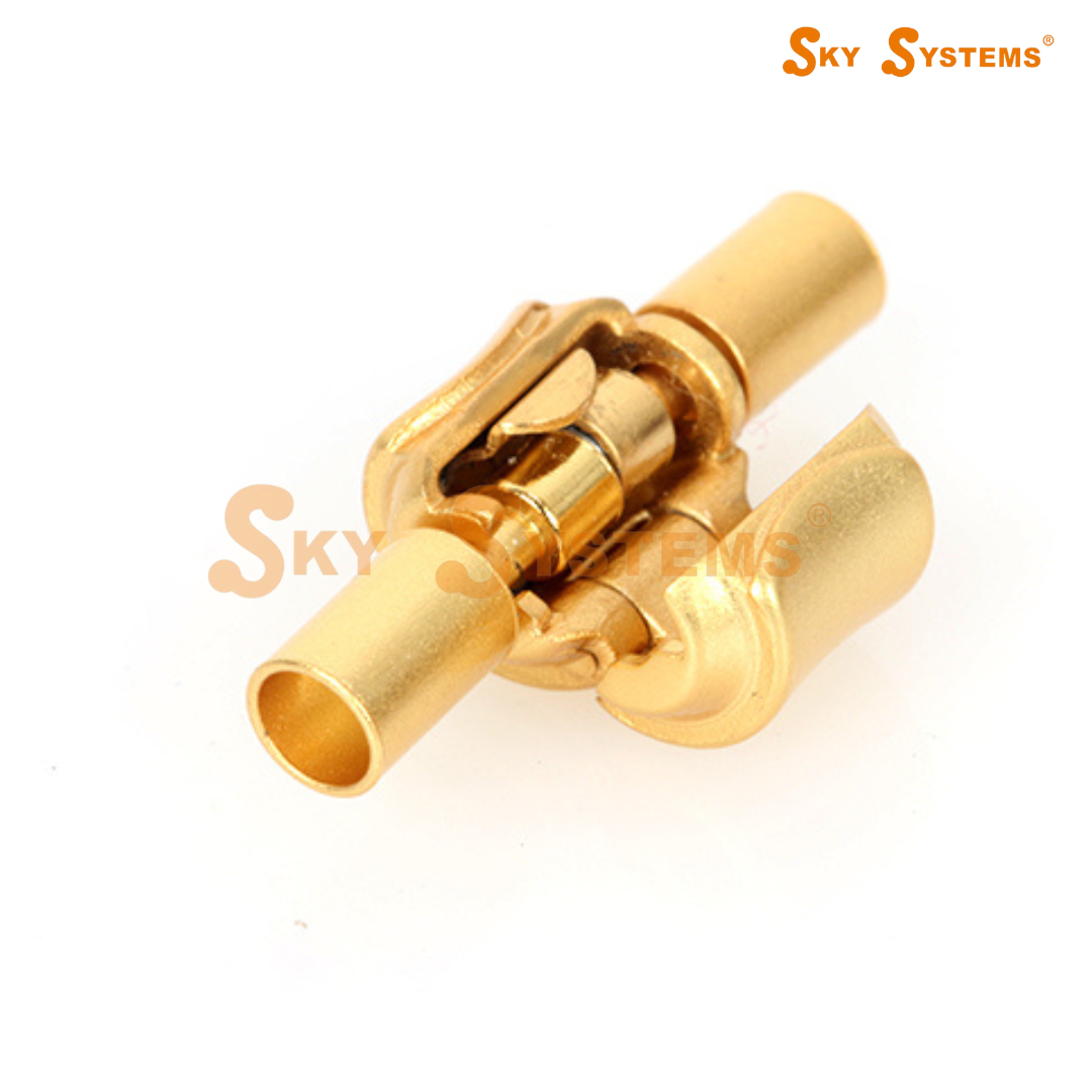 SKY Systems CNPNR | Prawn Clasp | Stainless Steel | Gold Colour | 4MM