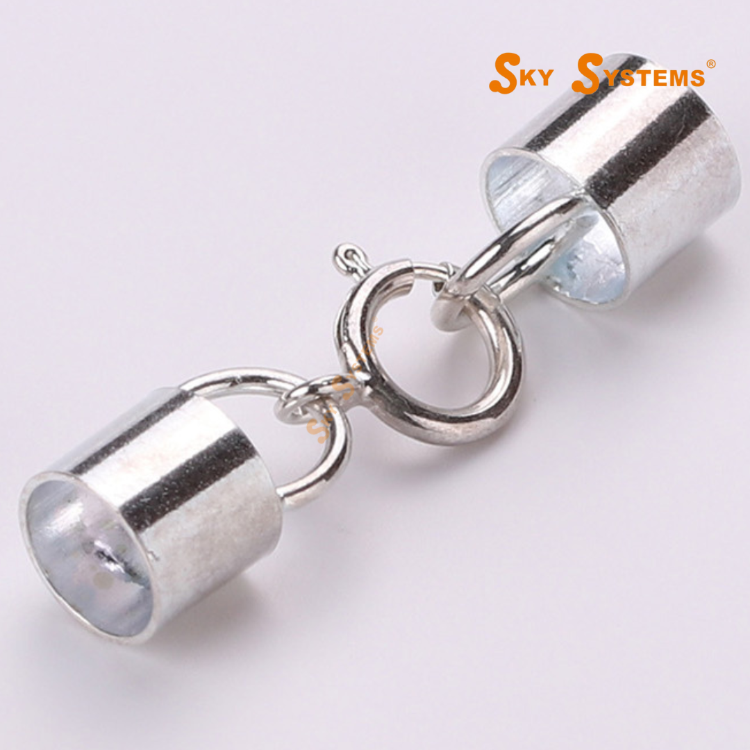 CNSC - ''Spring Lock'' - 925 Siver Clasp / 10pcs Set