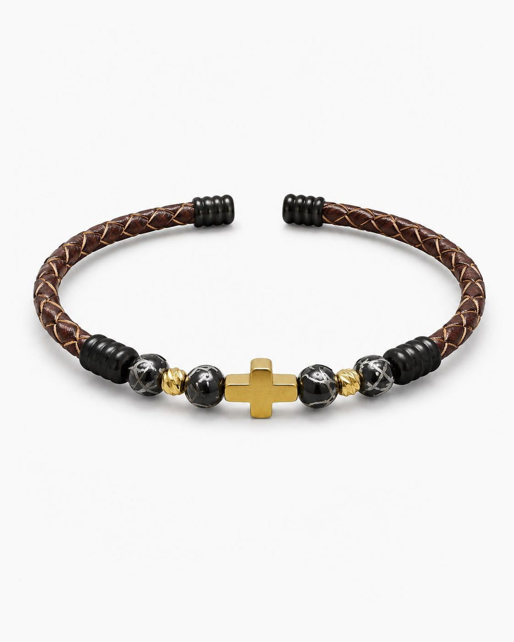Cross Leather Bracelet — design C14 | Sky Systems Vienna