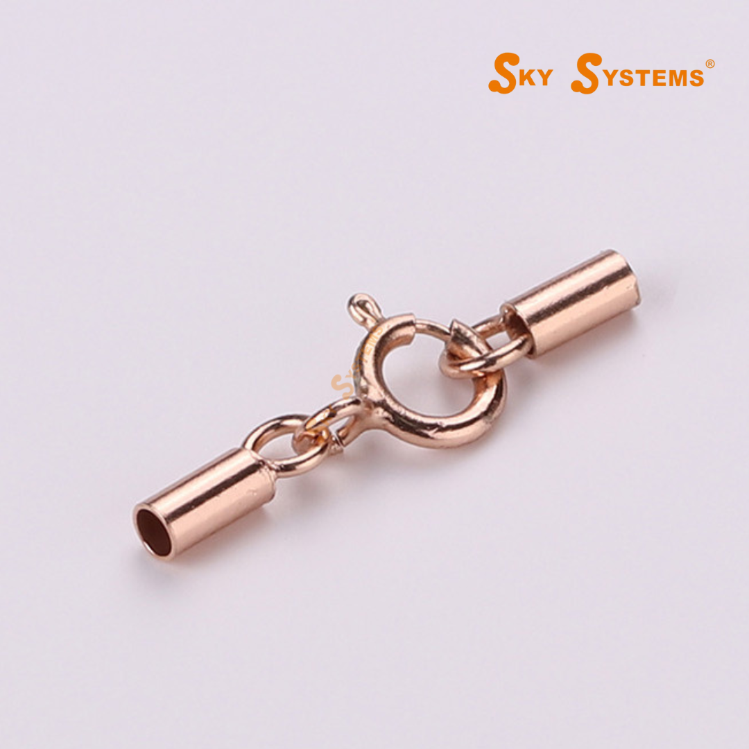 CNSC - ''Spring Lock'' - 925 Siver Clasp / 10pcs Set