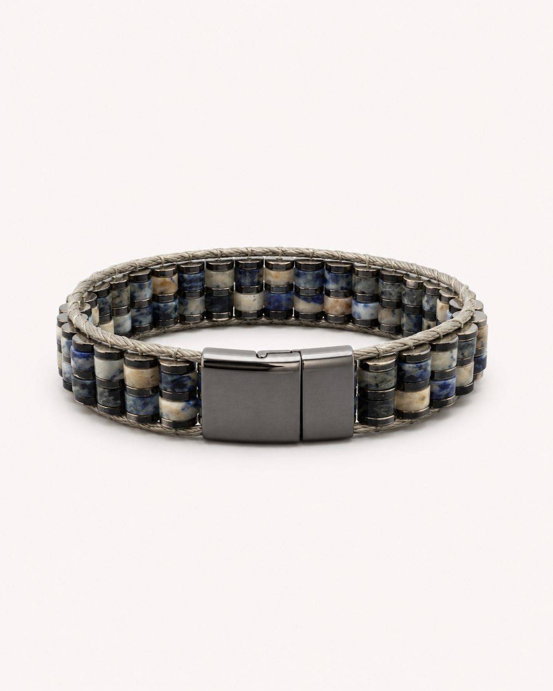 Natural Stone Tile Bracelet — design B12 | Sky Systems Vienna