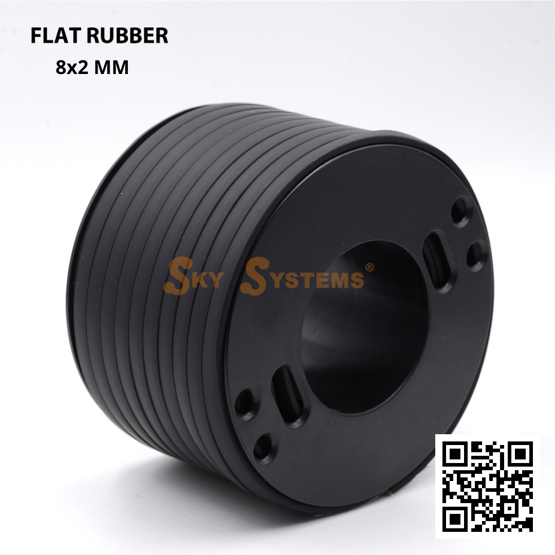 SKY Systems Flat Rubber Cord (Caoutchouc) | Per Meter